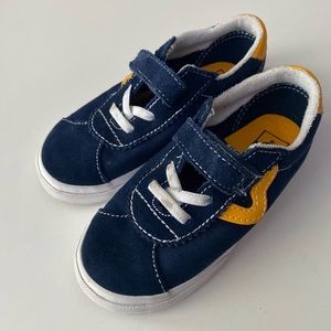 Vans slip on Velcro toddler shoes 10c